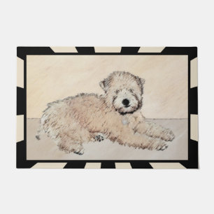 Paillasson Art blond comme les blés Doux-Enduit de chien de