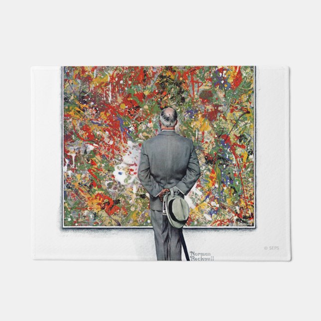 Paillasson Art Connoisseur par Norman Rockwell (Devant)