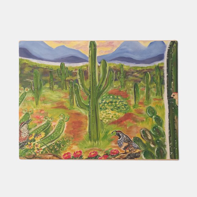 Paillasson Art du désert de l'Arizona (Devant)