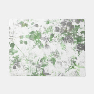 Paillasson Art moderne du motif de fleurs et de la texture mu