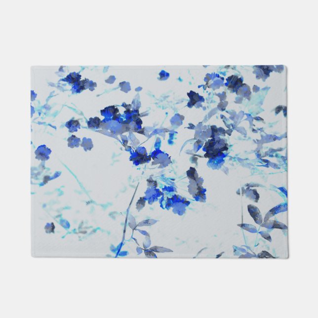 Paillasson Art moderne et tendance de la motif florale / fleu (Devant)