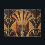 Paillasson art Nouveau, art déco, vintage, couleurs en bois,<br><div class="desc">art Nouveau,  art déco,  vintage,  couleurs multi-bois,  chic,  élégant,  moderne,  tendance,  original,  belle</div>