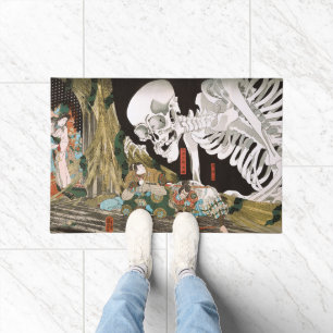 Paillasson Art Ukiyo-e vintage de Kuniyoshi représentant un s
