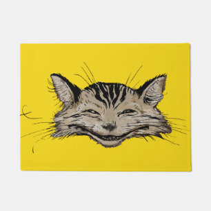 Paillasson Art vintage de chat de Rackham Cheshire