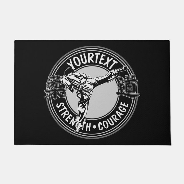 Paillasson Arts martiaux personnalisés JUDO Japon Sport de co (Devant)