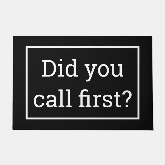 Paillasson As-tu appelé en premier ? matelas (Devant)