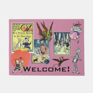 Paillasson Assistant vintage de Oz Fairy Tale Livre Caractère