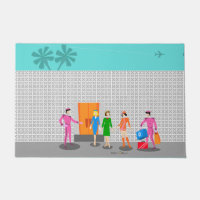 Atomique Palm Springs Stewardess Party Porte Mat