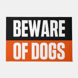 PAILLASSON ATTENTION AUX CHIENS