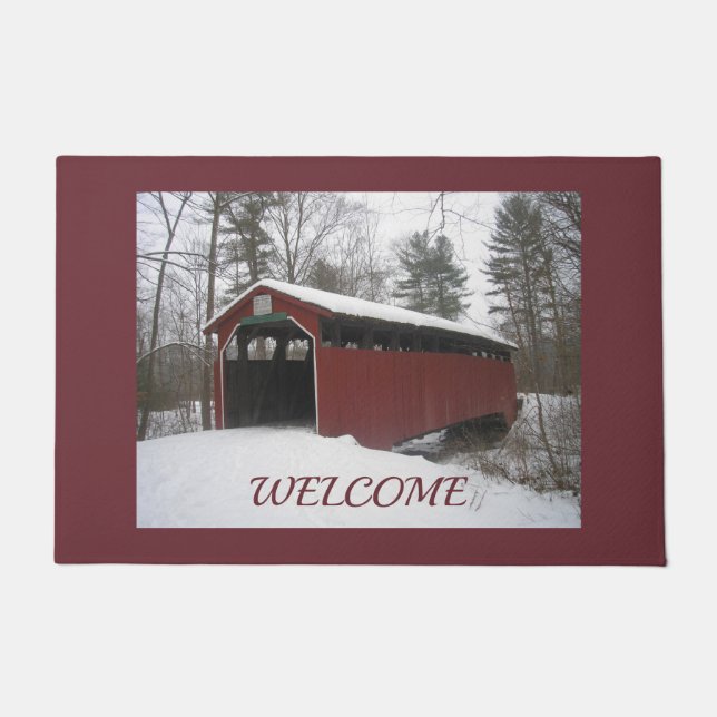 Paillasson "Au-dessus de la rivière et à travers les bois" (Devant)