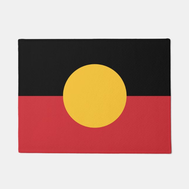 Paillasson Australian Aboriginal flag  (Devant)