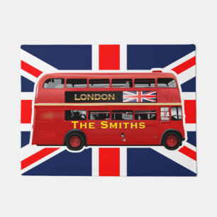 Paillasson Autobus à impériale rouge de Londres