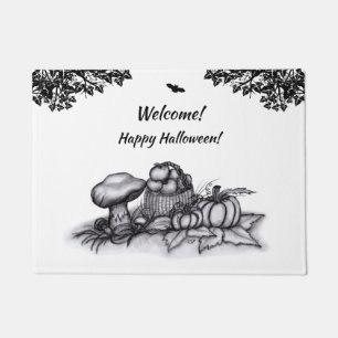 Paillasson Automne, Bienvenue ! Joyeux Halloween !