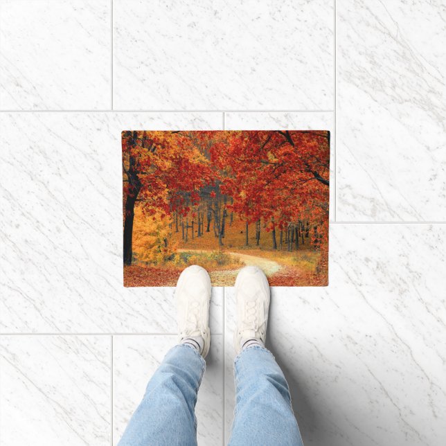 Paillasson automne dans la forêt (Intérieur)