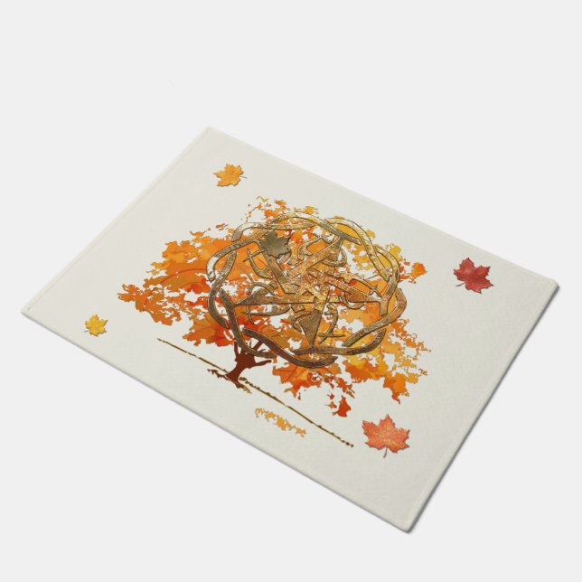 Paillasson Automne Equinox Pagan Wiccan (Incliné)