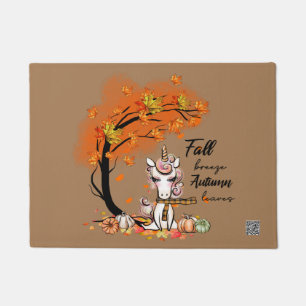 Paillasson Automne Feuilles Automne Breeze Unicorne