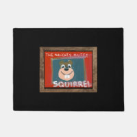 Autoportrait par NN Squirrel Door Mat