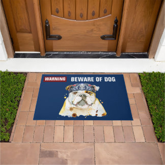 Paillasson Avertissement - 24" x 36" Porte Mat