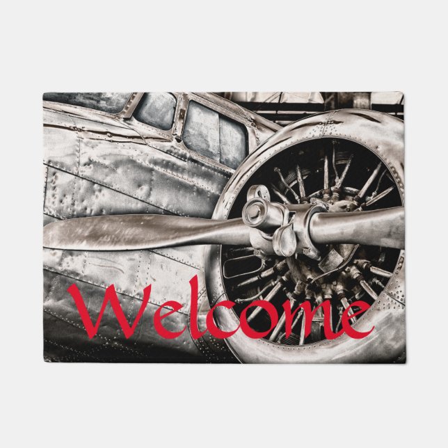 Paillasson Avion Vintage (Devant)