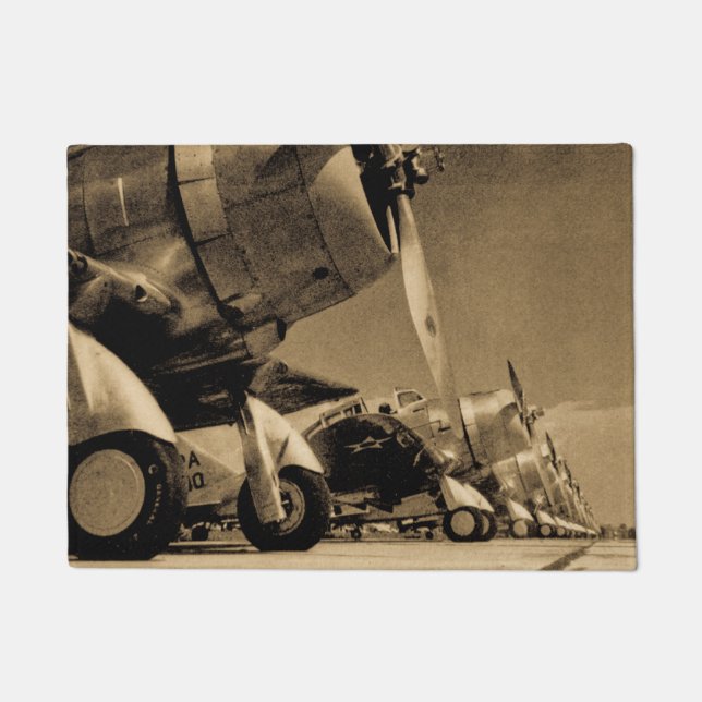 Paillasson Avions courageux de bombardier de SBD de Douglas (Devant)