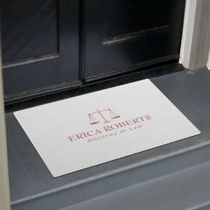 Paillasson Avocat avocat Rose de droit Échelle d'or de la jus