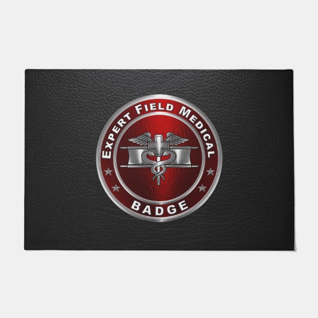 Paillasson Badge de médecine de terrain expert (EFMB) (Devant)