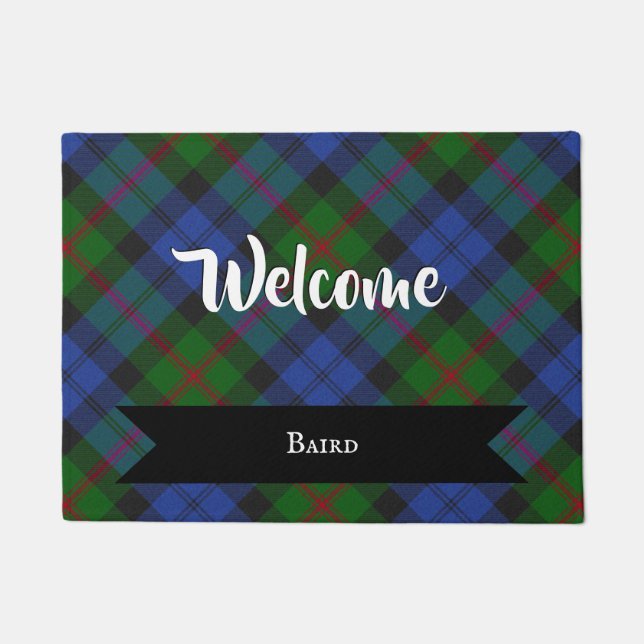 Paillasson Baird Clan Scottish Tartan Plaid (Devant)