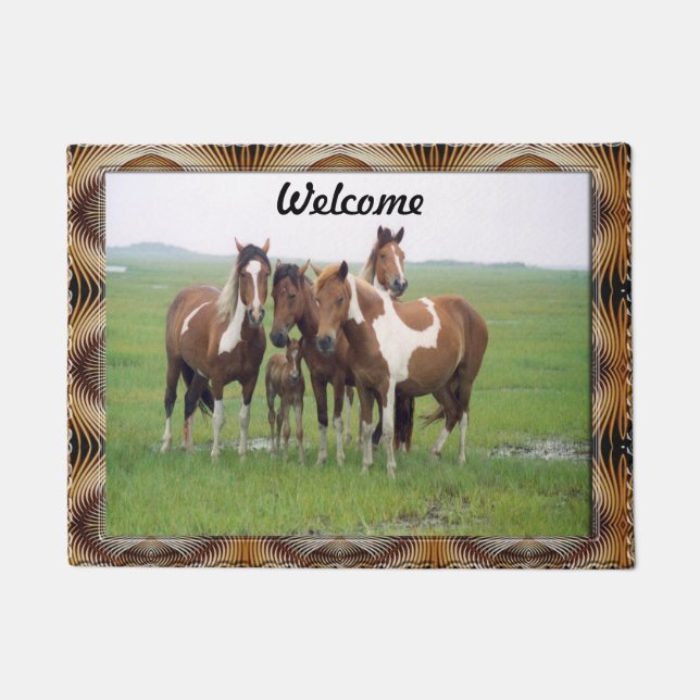 Paillasson Bande D'Appaloosa Horses Doormat (Devant)