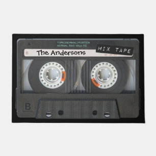 Paillasson Bande de cassette personnalisable