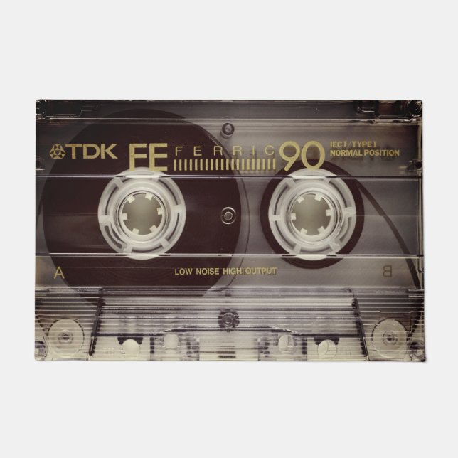 Paillasson Bande de cassettes Vintages (Devant)