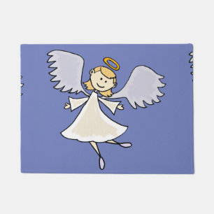 Paillasson Bande dessinée d'ange de danse d'amusement