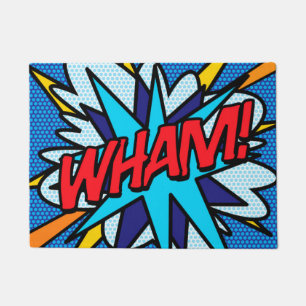 Paillasson Bande dessinée Pop Art WHAM Super-héros