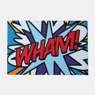 Paillasson Bande dessinée WHAM Tendance Amusant Moderne Typog