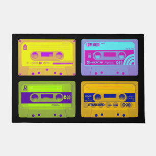 Paillasson Bandes de cassettes Pop Art Retro 80s