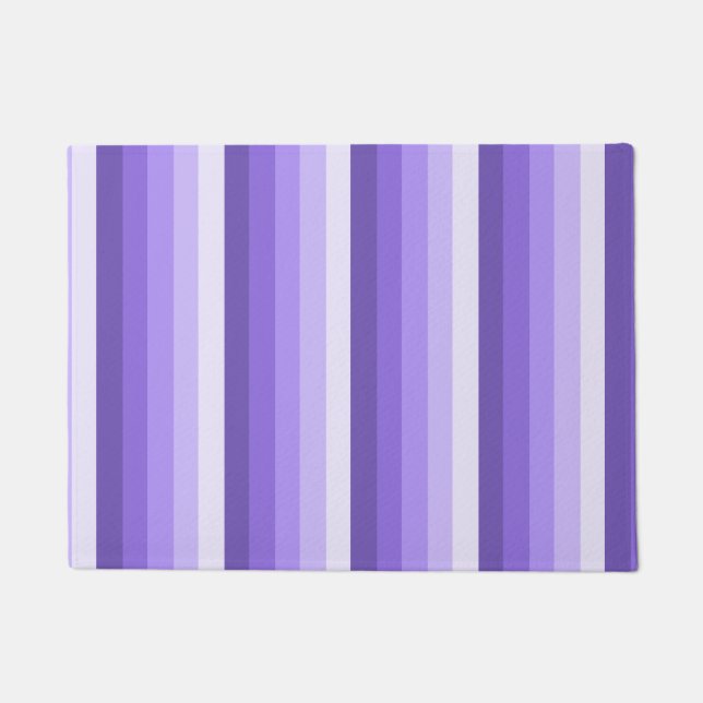 Paillasson Bandes d'ombre violette (Devant)