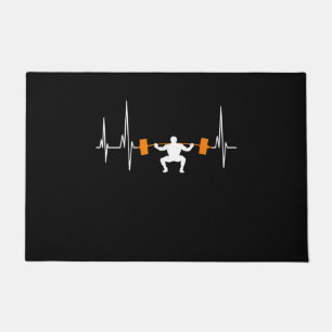 Paillasson Barbell Poids Heartbeat Bodybuilding