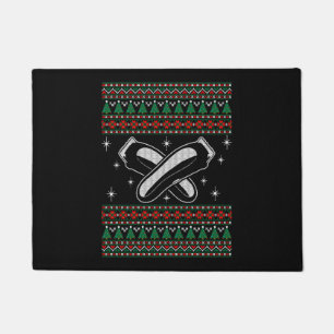Paillasson Barber Ugly Christmas Sweater Xmas