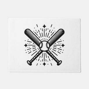 Paillasson baseball vintage