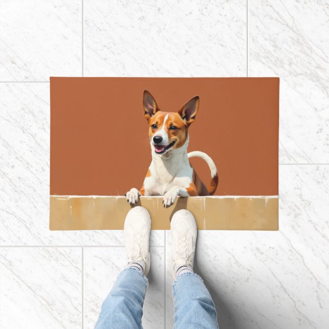 Paillasson Basenji Dog Doormat Art (Intérieur)