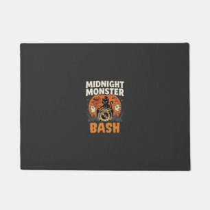 Paillasson Bash de monstres de minuit d'Halloween