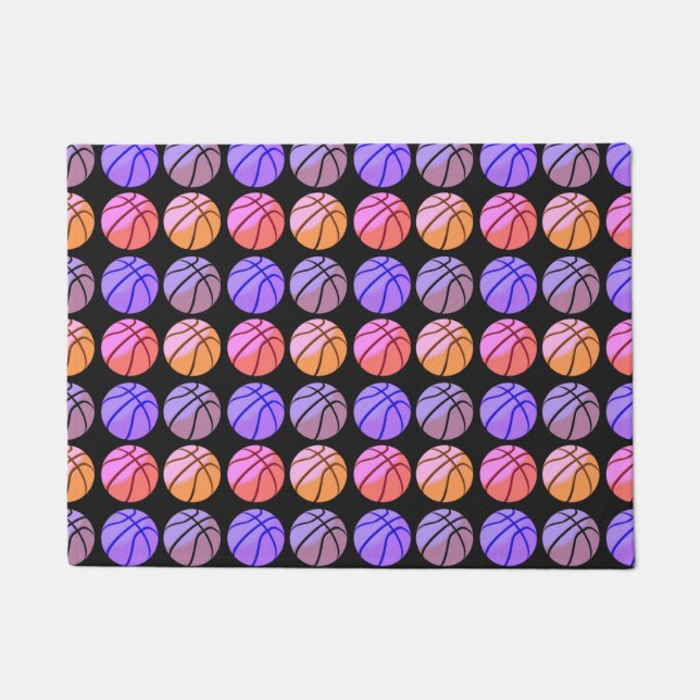 Paillasson Basket-ball Pop Art (Devant)