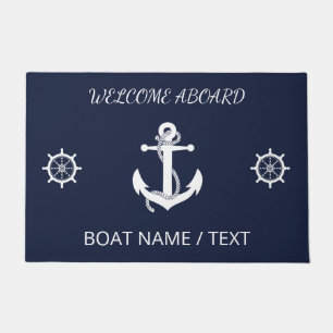 Paillasson Bateau Mat personnalisé, Décor nautique, Lake Ho
