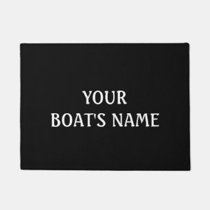 Paillasson Bateau Nom de l'embarcadère Mat