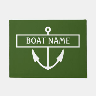 Paillasson Bateau Nom de l'embarcadère Mat