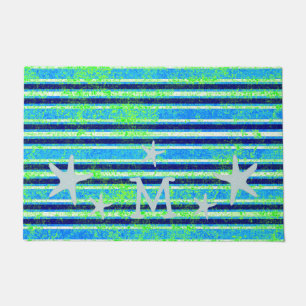 Paillasson Batik Stripes et Starfish Doormat
