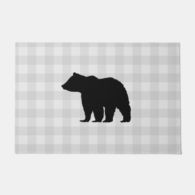 Paillasson Bear Buffalo Check Motif Automne (Devant)