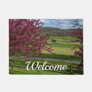 Paillasson Beauté du printemps à Rivercut Welcome Doormat
