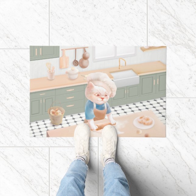 Paillasson Bébé Bébé - Cosy Morning Kneading (Intérieur)