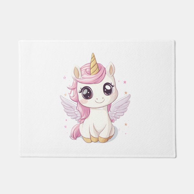 Paillasson Bébé Licorne Mignonne (1) (Devant)
