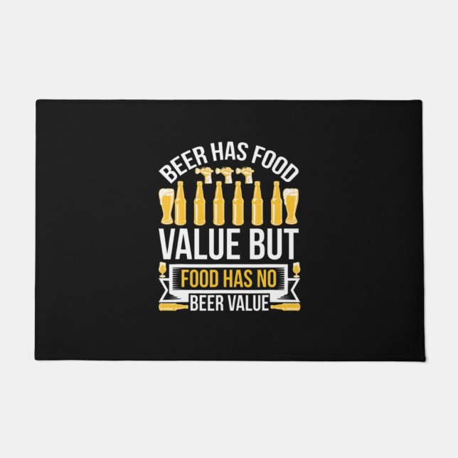 Paillasson Beer Has Food Value Birthday (Devant)